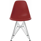 Designer Plastic Chairs Chrome Silver Wire Legs Retro Dining Accent Molded Shell Desk Office Work Chrome Base Kitchen