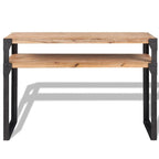 vidaXL Console Table Solid Acacia Wood 47.2 x15.7 x33.5