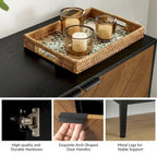 Jakob Modern 2 Doors Storage Cabinet Set with Adjustable Shelf By HOLALA HOME