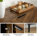 Jakob Modern 2 Doors Storage Cabinet Set with Adjustable Shelf By HOLALA HOME