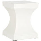SAFAVIEH Selvaggia Concrete Indoor/ Outdoor Accent Table - 13.7 x13.7 x17.7  - 14Wx14Dx18H
