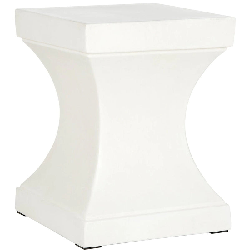 SAFAVIEH Selvaggia Concrete Indoor/ Outdoor Accent Table - 13.7 x13.7 x17.7  - 14Wx14Dx18H