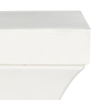 SAFAVIEH Selvaggia Concrete Indoor/ Outdoor Accent Table - 13.7 x13.7 x17.7  - 14Wx14Dx18H