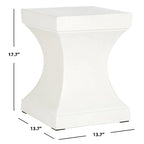 SAFAVIEH Selvaggia Concrete Indoor/ Outdoor Accent Table - 13.7 x13.7 x17.7  - 14Wx14Dx18H