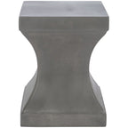 SAFAVIEH Selvaggia Concrete Indoor/ Outdoor Accent Table - 13.7 x13.7 x17.7  - 14Wx14Dx18H