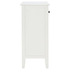 SAFAVIEH Helma Distressed Black Drawer Storage Side Table - 15  x 11.8  x 27.6  - 15Wx12Dx26H