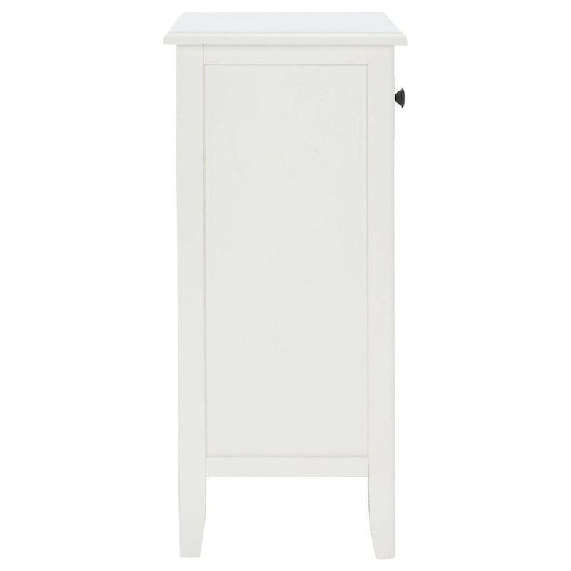SAFAVIEH Helma Distressed Black Drawer Storage Side Table - 15  x 11.8  x 27.6  - 15Wx12Dx26H