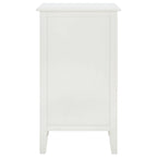 SAFAVIEH Helma Distressed Black Drawer Storage Side Table - 15  x 11.8  x 27.6  - 15Wx12Dx26H