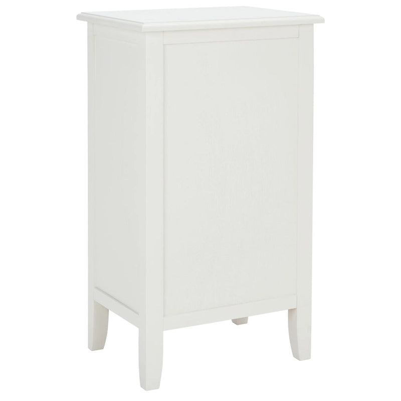 SAFAVIEH Helma Distressed Black Drawer Storage Side Table - 15  x 11.8  x 27.6  - 15Wx12Dx26H