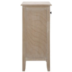 SAFAVIEH Helma Distressed Black Drawer Storage Side Table - 15  x 11.8  x 27.6  - 15Wx12Dx26H