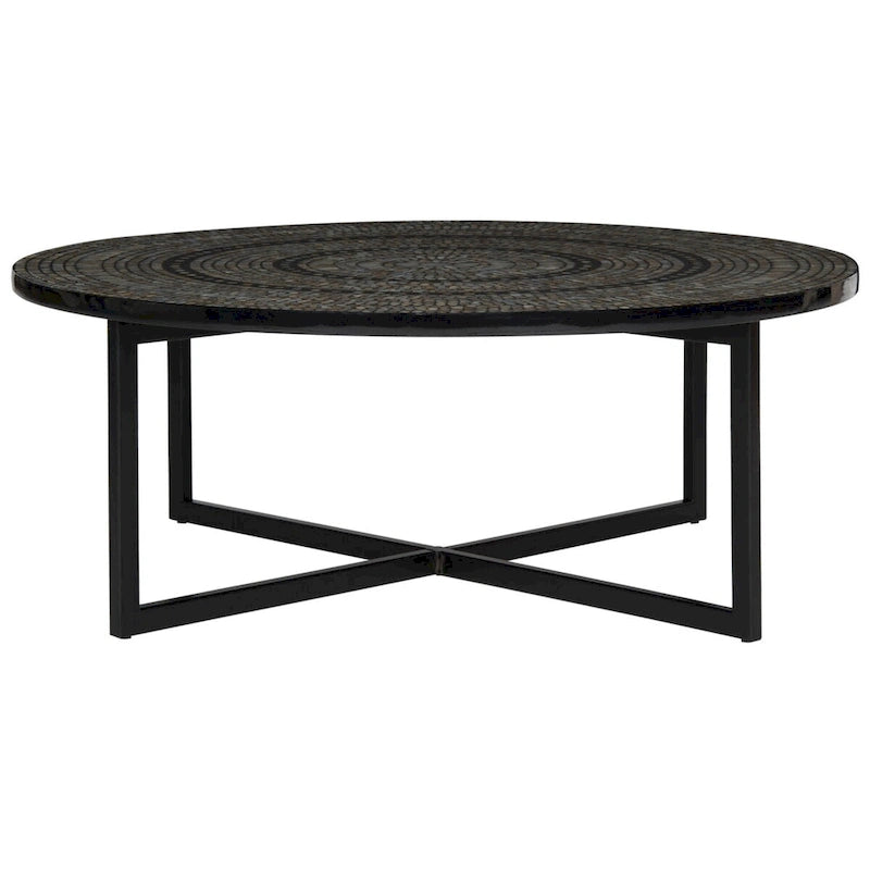 SAFAVIEH Marharita Cream Coffee Table - 39.8  x 39.8  x 15.4  - 40Wx40Dx15H
