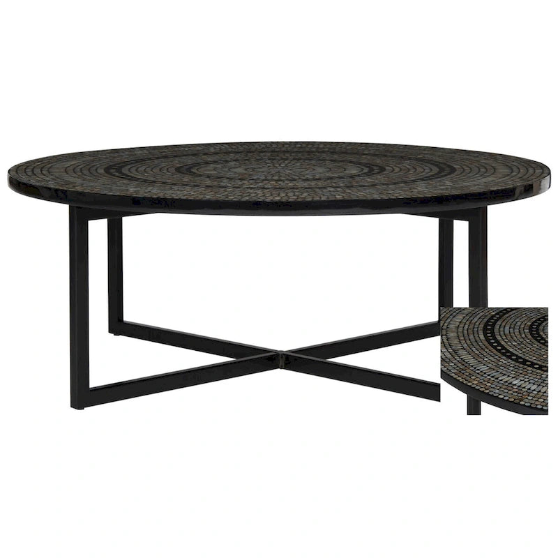 SAFAVIEH Marharita Cream Coffee Table - 39.8  x 39.8  x 15.4  - 40Wx40Dx15H