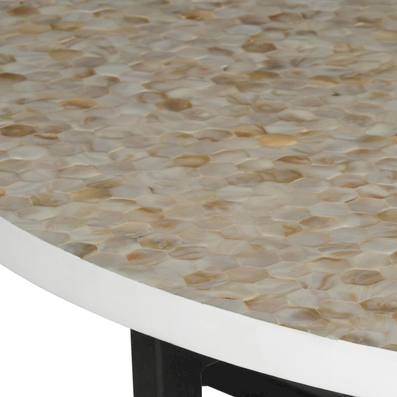 SAFAVIEH Marharita Cream Coffee Table - 39.8  x 39.8  x 15.4  - 40Wx40Dx15H