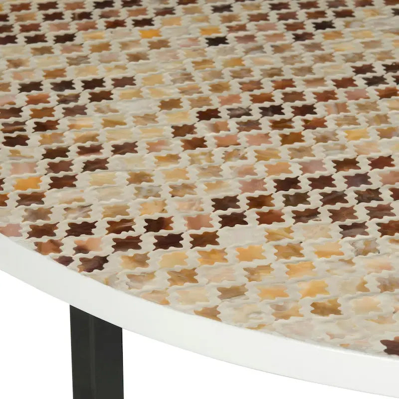 SAFAVIEH Marharita Cream Coffee Table - 39.8  x 39.8  x 15.4  - 40Wx40Dx15H
