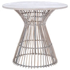 SAFAVIEH Abigail Coastal Round Accent Table - 23  W x 23  L x 20.1  H - 23Wx23Dx20H