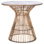 SAFAVIEH Abigail Coastal Round Accent Table - 23  W x 23  L x 20.1  H - 23Wx23Dx20H