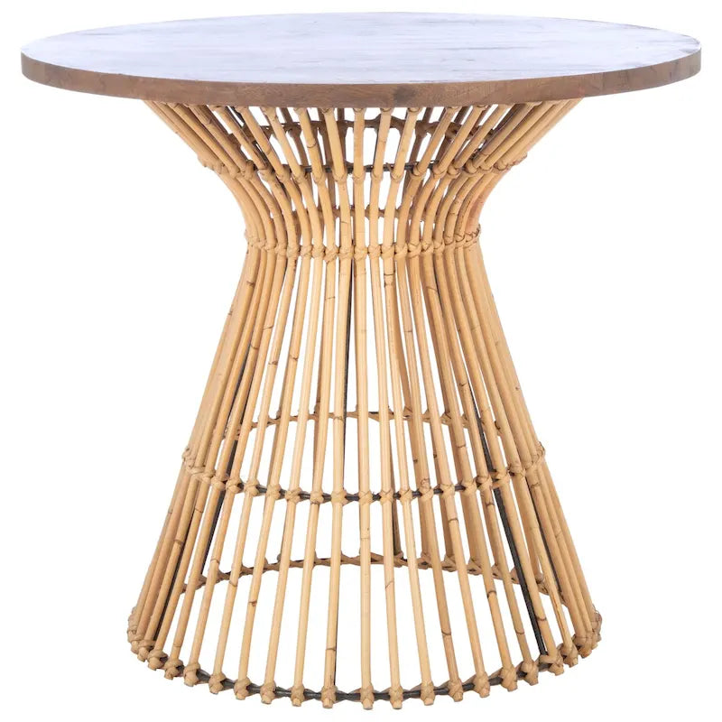 SAFAVIEH Abigail Coastal Round Accent Table - 23  W x 23  L x 20.1  H - 23Wx23Dx20H