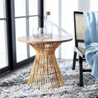 SAFAVIEH Abigail Coastal Round Accent Table - 23  W x 23  L x 20.1  H - 23Wx23Dx20H