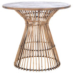 SAFAVIEH Abigail Coastal Round Accent Table - 23  W x 23  L x 20.1  H - 23Wx23Dx20H