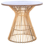 SAFAVIEH Abigail Coastal Round Accent Table - 23  W x 23  L x 20.1  H - 23Wx23Dx20H