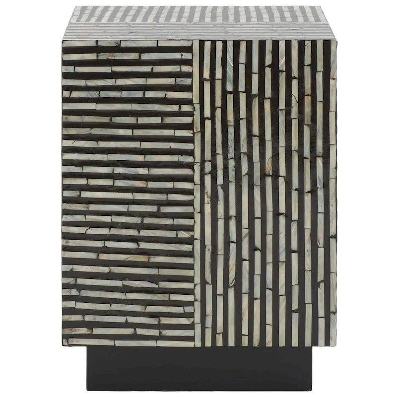 SAFAVIEH Heidrun Square Stool - 14  W x 14  D x 19  H - 14Wx14Dx19H