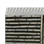 SAFAVIEH Heidrun Square Stool - 14  W x 14  D x 19  H - 14Wx14Dx19H