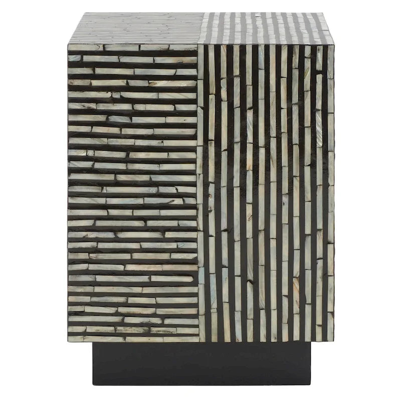 SAFAVIEH Heidrun Square Stool - 14  W x 14  D x 19  H - 14Wx14Dx19H