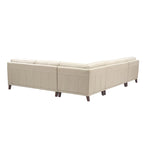 Hydeline Hayward Top Grain Leather Sectional Sofa with Chaise