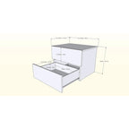 Nexera Karibou 3 Piece Bedroom Set, Truffle