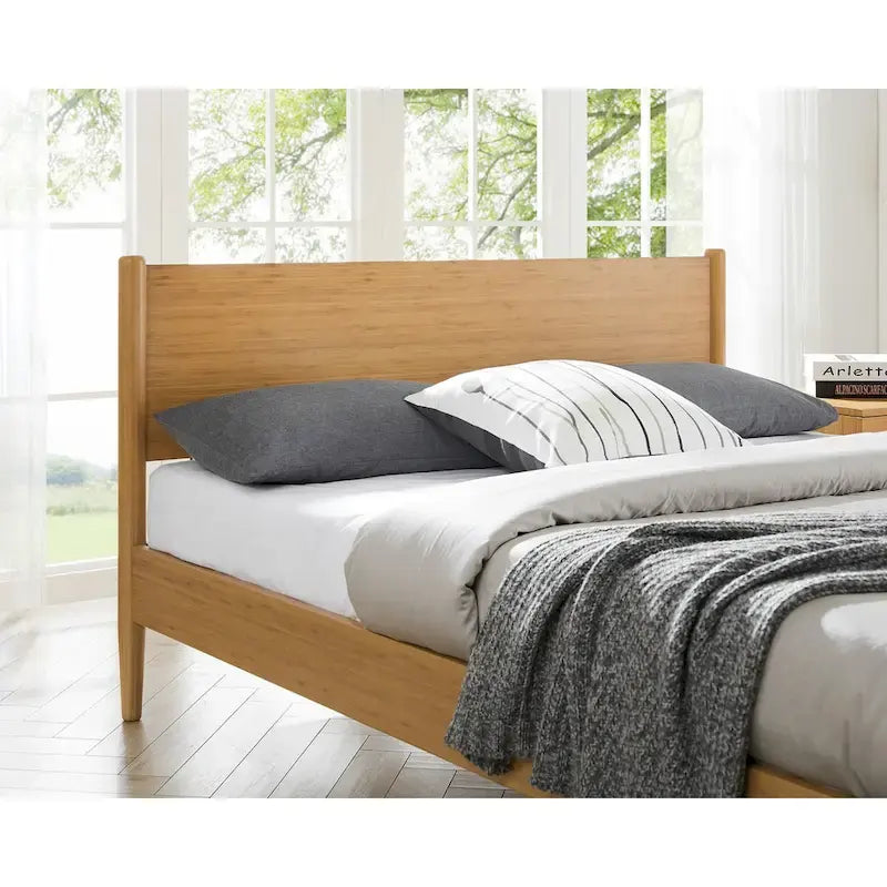 Ria Eastern King Platform Bed, Caramelized