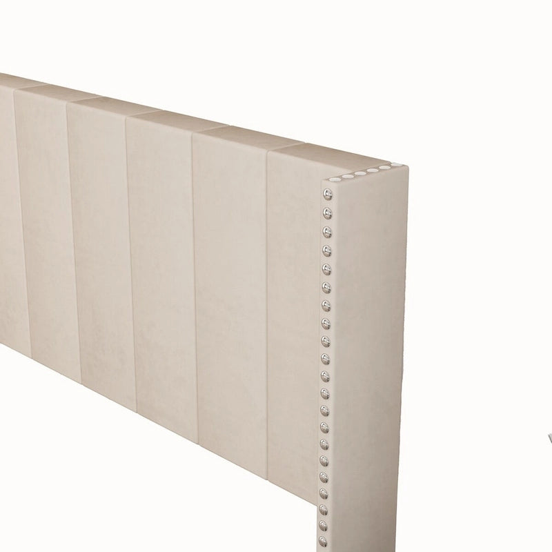 Modern Upholstered Tufted Headboard Platform Bed Frame