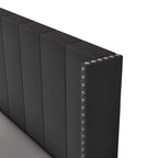 Modern Upholstered Tufted Headboard Platform Bed Frame