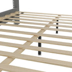 Modern Upholstered Tufted Headboard Platform Bed Frame