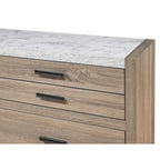 Daemon 5 Piece Light Brown Panel Bedroom Set