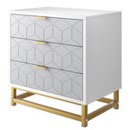 3 Drawer Dresser For Bedroom With Modern Style