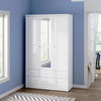 Tranquil Vista Dual Wardrobe Classic Storage Modular Cloest Armoires