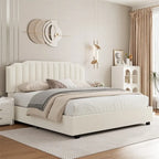 Lift Up Full Size Velvet Bed