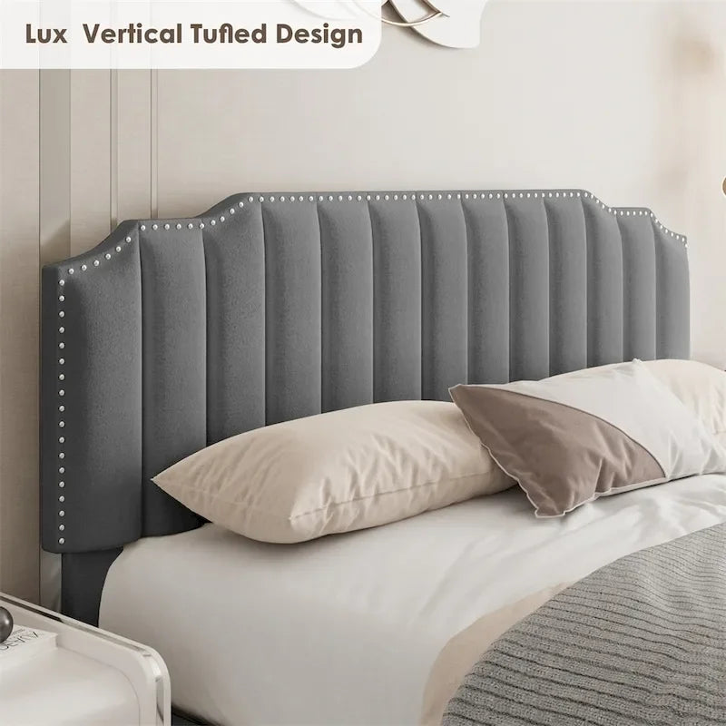 Lift Up Full Size Velvet Bed