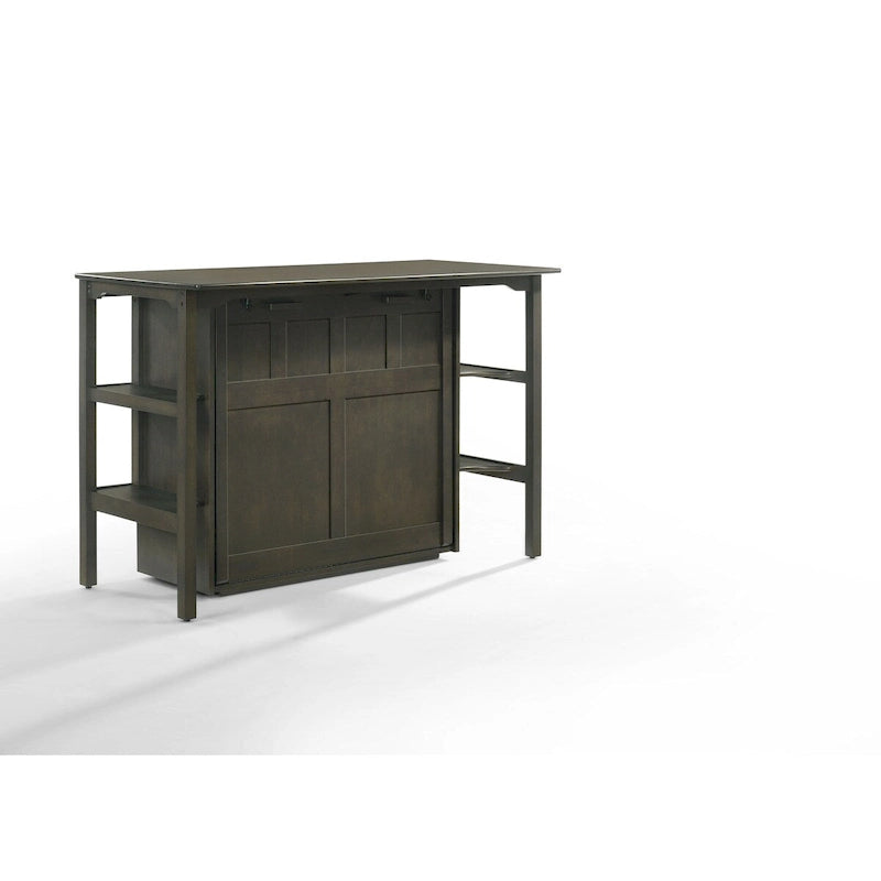 Siesta Desk Murphy Bed with Gel Memory Foam Mattress