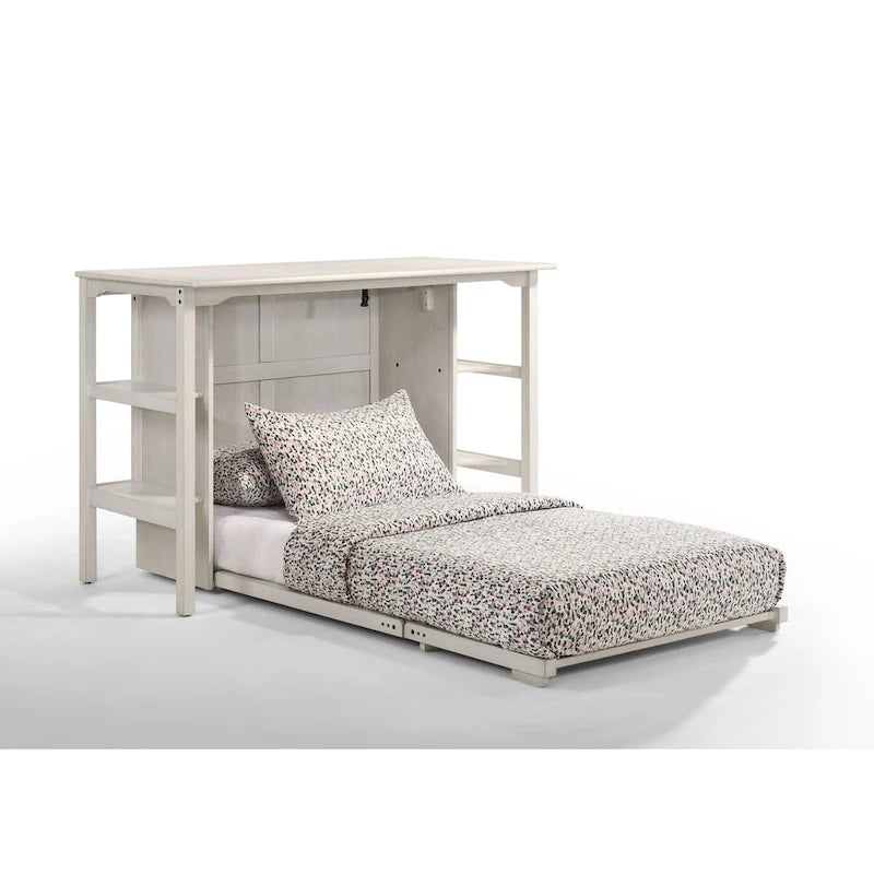 Siesta Desk Murphy Bed with Gel Memory Foam Mattress