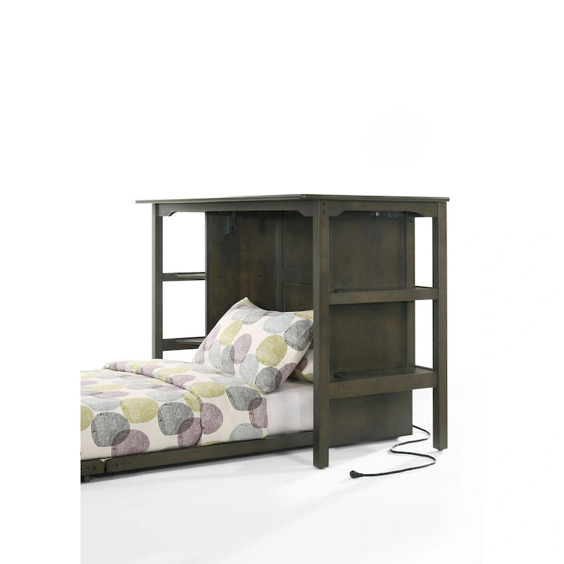 Siesta Desk Murphy Bed with Gel Memory Foam Mattress