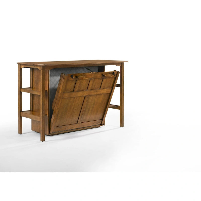 Siesta Desk Murphy Bed with Gel Memory Foam Mattress