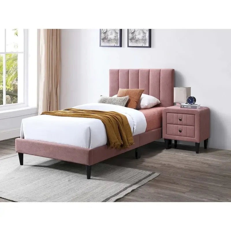 Poundex Twin Bed