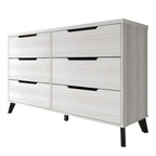 CraftPorch Chic and Vintage Wooden Dresser with 6 drawers