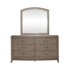 Avalon Burnished Beige Oak King Panel Storage Bed Bedroom Set