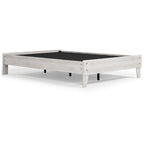 Signature Design by Ashley Shawburn Whitewash Platform Bed with 2 Nightstands