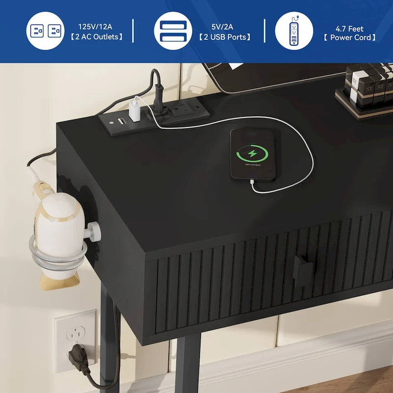 Moasis Expandable Cloud Vanity With Built-in Socket and Lighted Mirror - 49.90  H X 51.10  W X 15.70  D