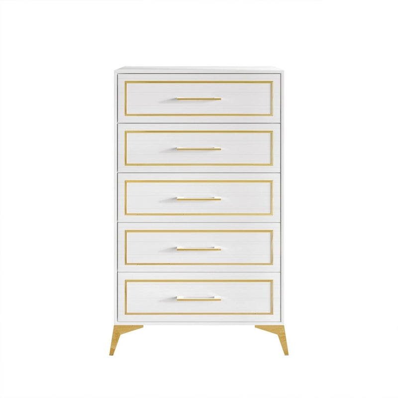 CraftPorch Contemporary Chest with 5 Drawers
