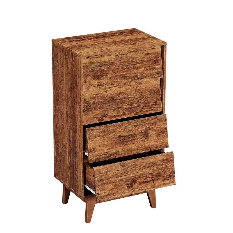 Mieres Dresser for Bedroom, 37  Tall Dresser Chest of Drawers, Hidden Drawer Handle, Storage Drawer Organizer