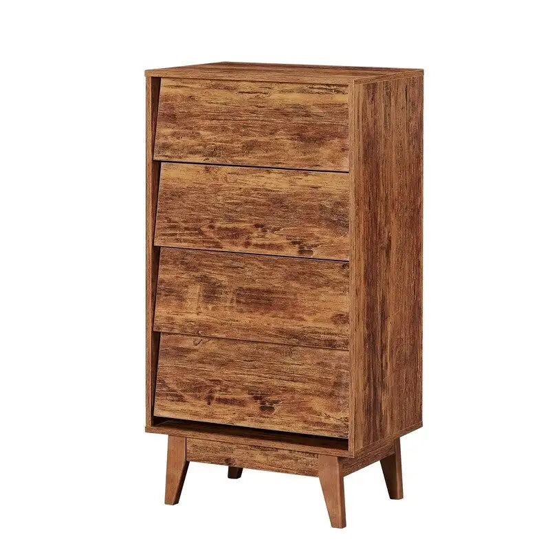Mieres Dresser for Bedroom, 37  Tall Dresser Chest of Drawers, Hidden Drawer Handle, Storage Drawer Organizer